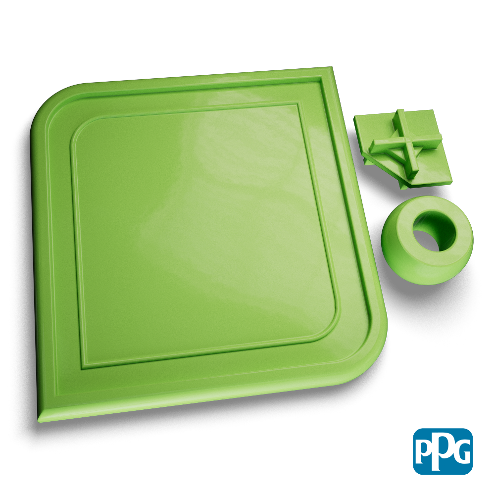 KAWASAKI Green Powder Coating