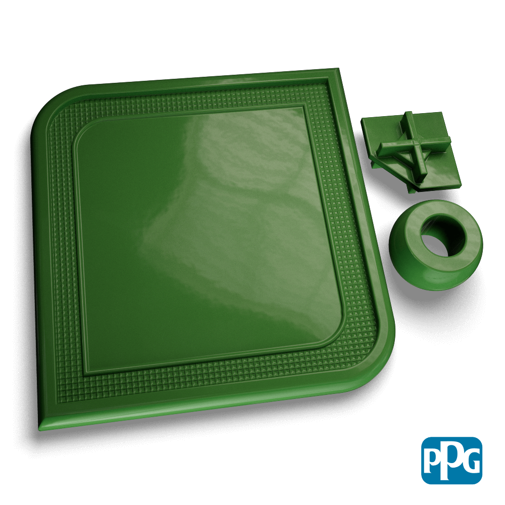 Small Batch PPG Powder Coatings RAL 6001 EMERALD GREEN