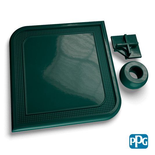 RAL 6004 BLUE GREEN powder coating color swatch image
