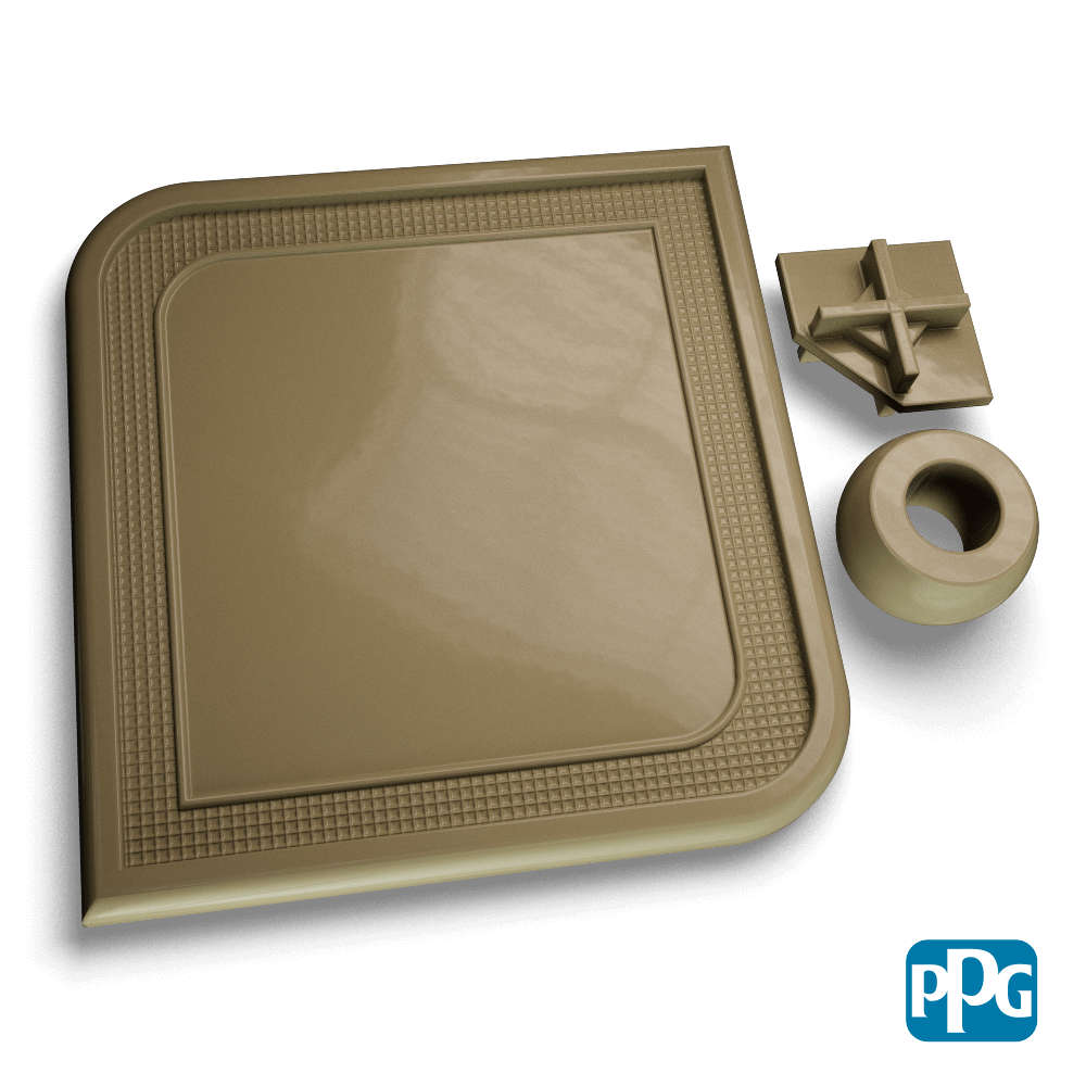 RAL 6013 REED GREEN powder coating color swatch image