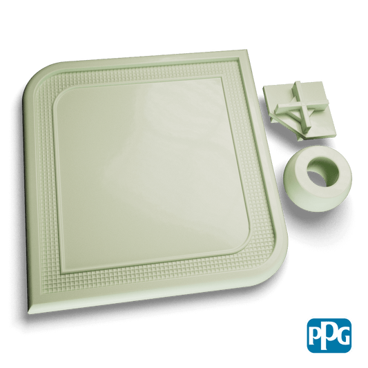 RAL 6019 PASTEL GREEN powder coating color swatch image