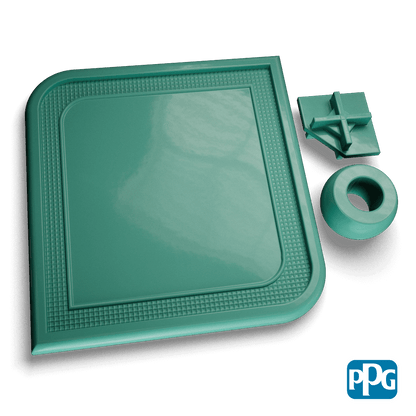 RAL 6033 MINT TURQUOISE powder coating color swatch image