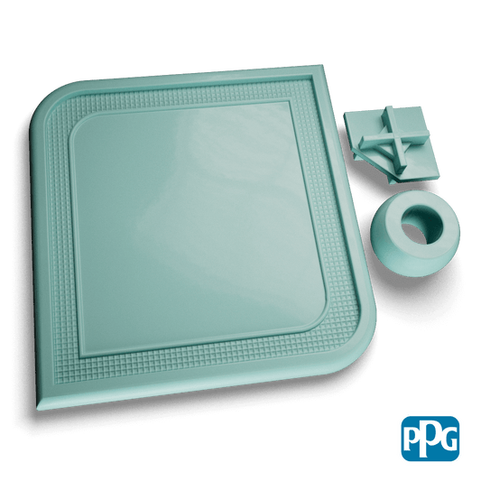 RAL 6034 PASTEL TURQUOISE powder coating color swatch image