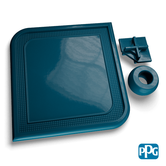 RAL 5001 GREEN BLUE powder coating color swatch image