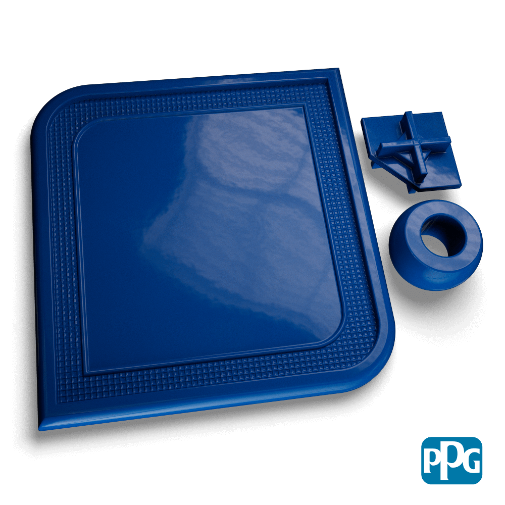 RAL 5002 ULTRAMARINE BLUE powder coating color swatch image