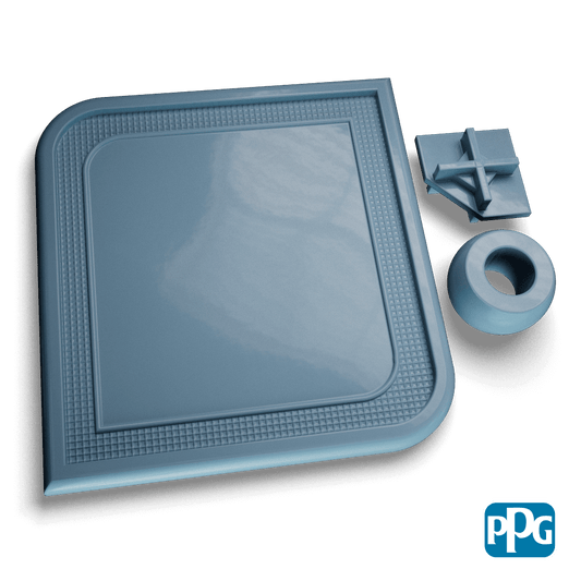 RAL 5014 PIGEON BLUE powder coating color swatch image