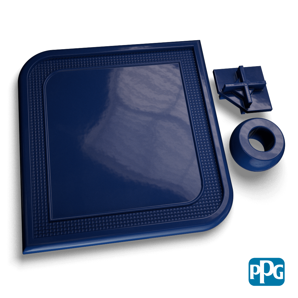 RAL 5022 NIGHT BLUE powder coating color swatch image
