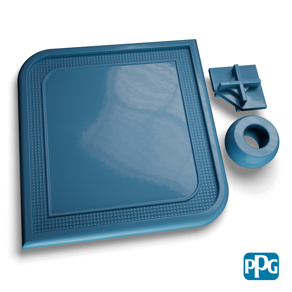 RAL 5023 DISTANT BLUE powder coating color swatch image