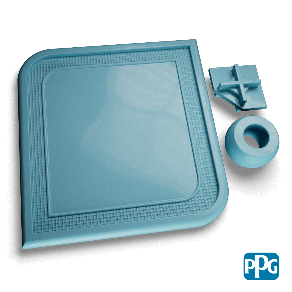 RAL 5024 PASTEL BLUE powder coating color swatch image