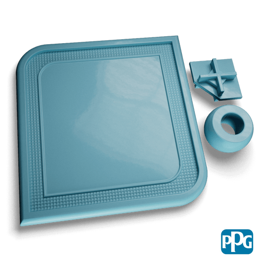 Small Batch PPG Powder Coatings RAL 5024 PASTEL BLUE
