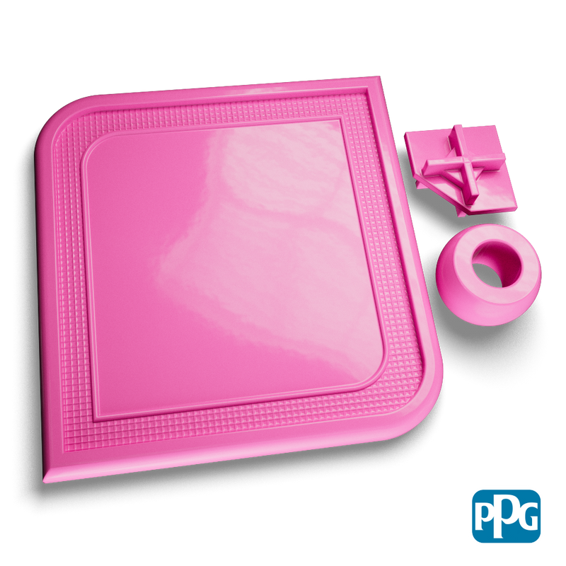 Fluorescent Pink Powder Coating