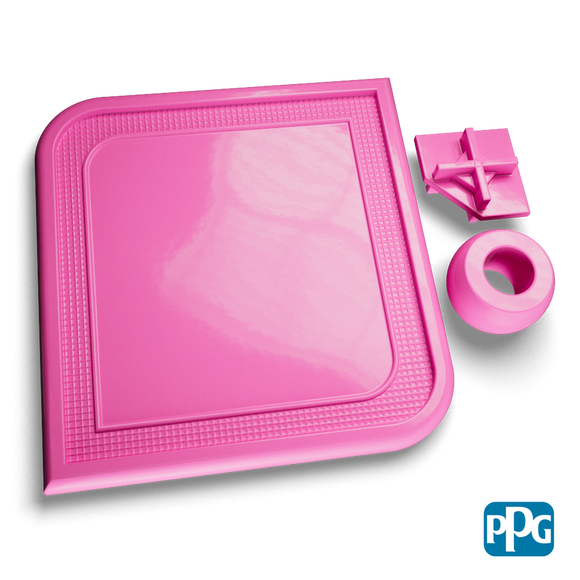 Fluorescent Pink Powder Coating