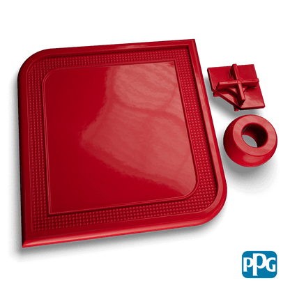 RAL 3000 FLAME RED powder coating color swatch image