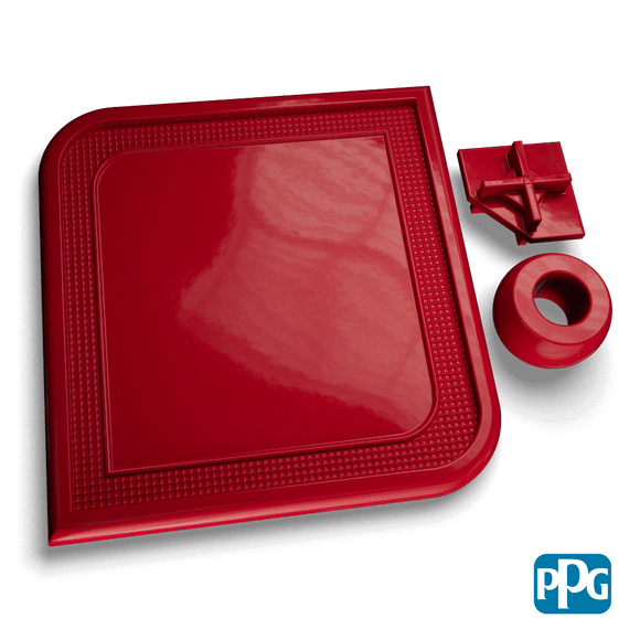 Small Batch PPG Powder Coatings RAL 3002 CARMINE RED