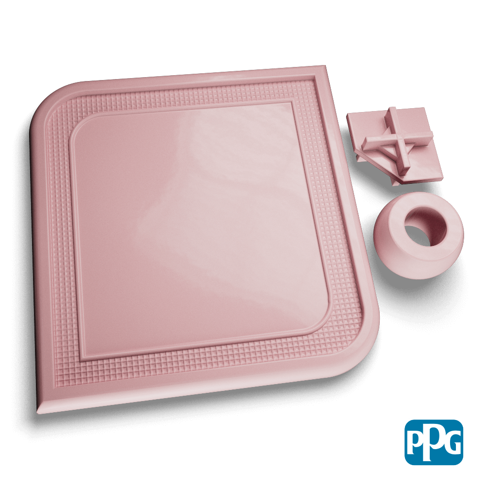 ★87MM★ Mmlg AMATEUR HFT POWDER PINK Satin Diamond Powder Pink Gold Shift - Aura Vinyl