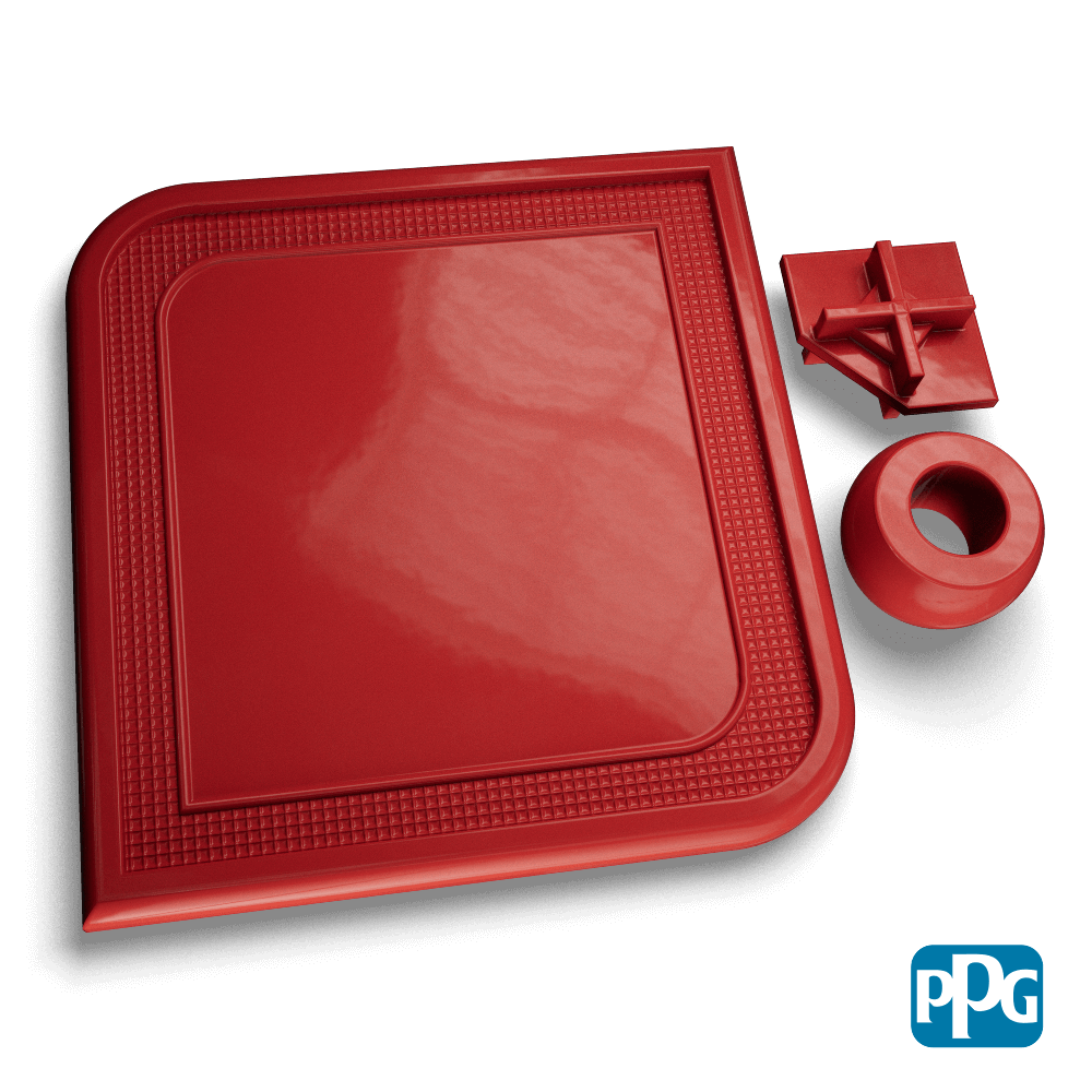 Small Batch PPG Powder Coatings RAL 3016 CORAL RED