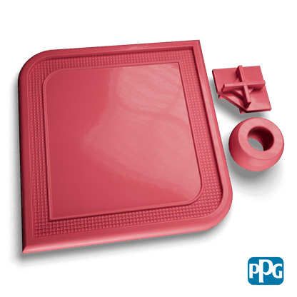 RAL 3017 ROSE powder coating color swatch image