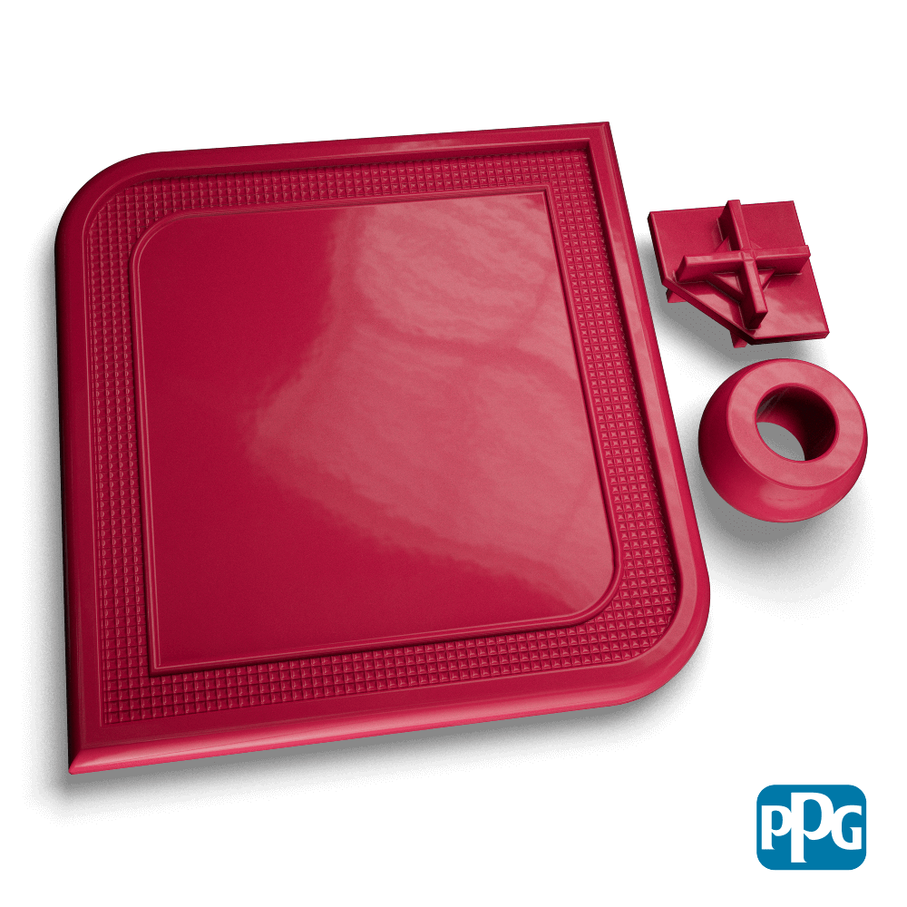 Small Batch PPG Powder Coatings RAL 3027 RASPBERRY RED