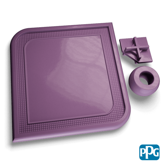 RAL 4001 RED LILAC powder coating color swatch image