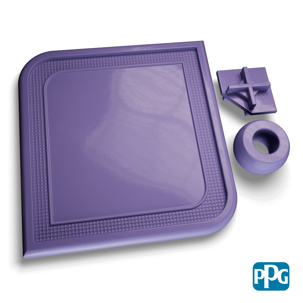 RAL 4005 BLUE LILAC powder coating color swatch image