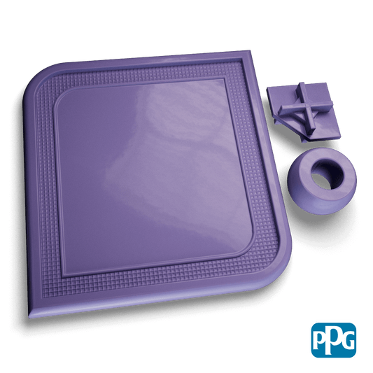 RAL 4005 BLUE LILAC powder coating color swatch image