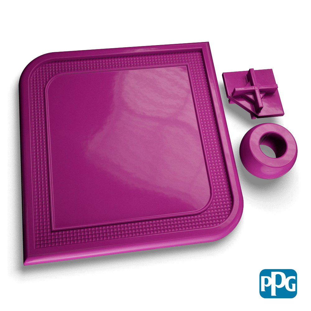 Small Batch PPG Powder Coatings RAL 4006 TRAFFIC PURPLE