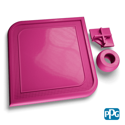 RAL 4010 TELEMAGENTA powder coating color swatch image