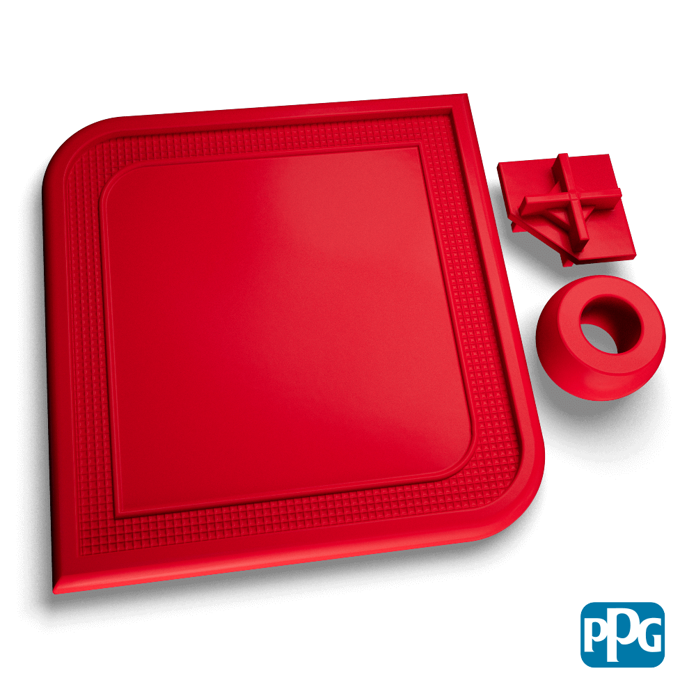 RAL 3028 LOW SHEEN RED