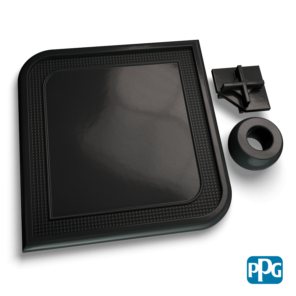 RAL 7021 BLACK GRAY SEMI GLOSS