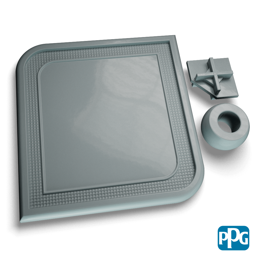 RAL 7000 SQUIRREL GRAY powder coating color swatch image