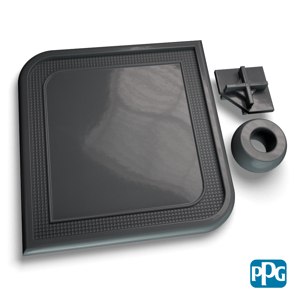 RAL 7015 SLATE GRAY powder coating color swatch image