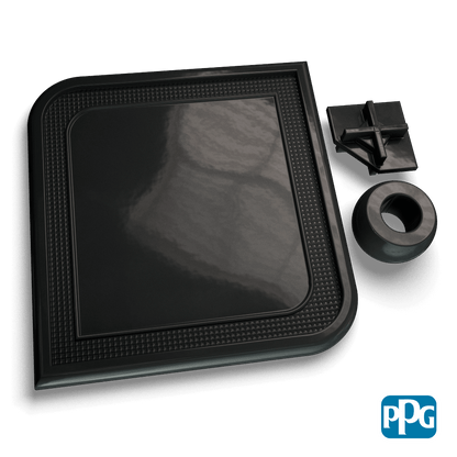 RAL 7021 BLACK GRAY powder coating color swatch image