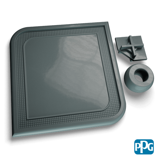 RAL 7031 BLUE GRAY powder coating color swatch image