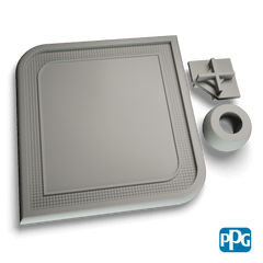 RAL 7042 TRAFFIC GRAY A MATTE AAMA 04 PANEL
