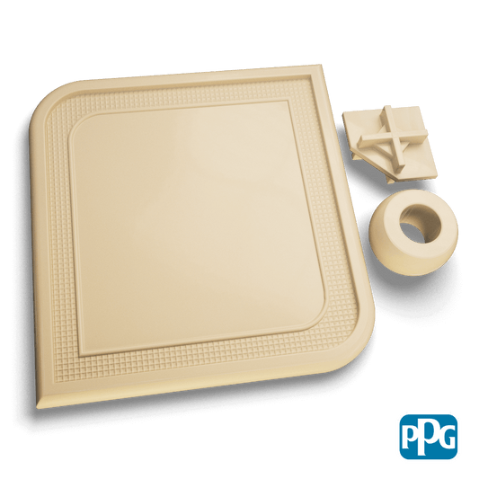Small Batch PPG Powder Coatings RAL 1013 OYSTER WHITE