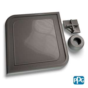BLACK METALLIC POLYESTER	T3-947