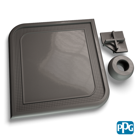 BLACK METALLIC POLYESTER	T3-947