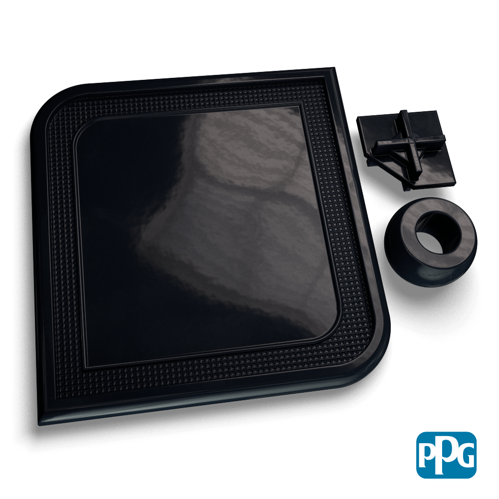 RAL 5004 BLACK BLUE powder coating color swatch image