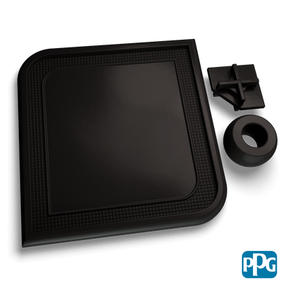 Matte Black Vista powder coating color swatch image