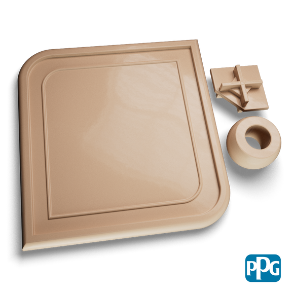 CARAMEL powder coating color swatch image