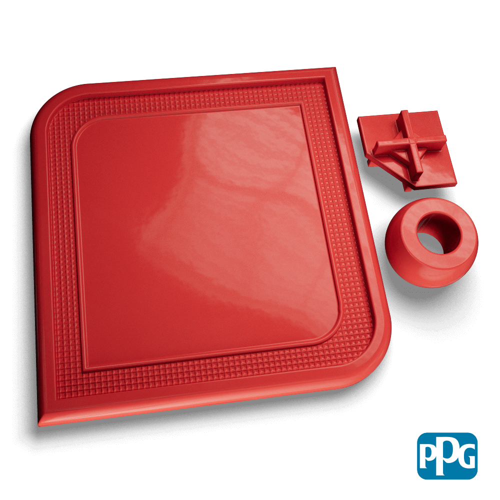 UH ORANGE powder coating color swatch image