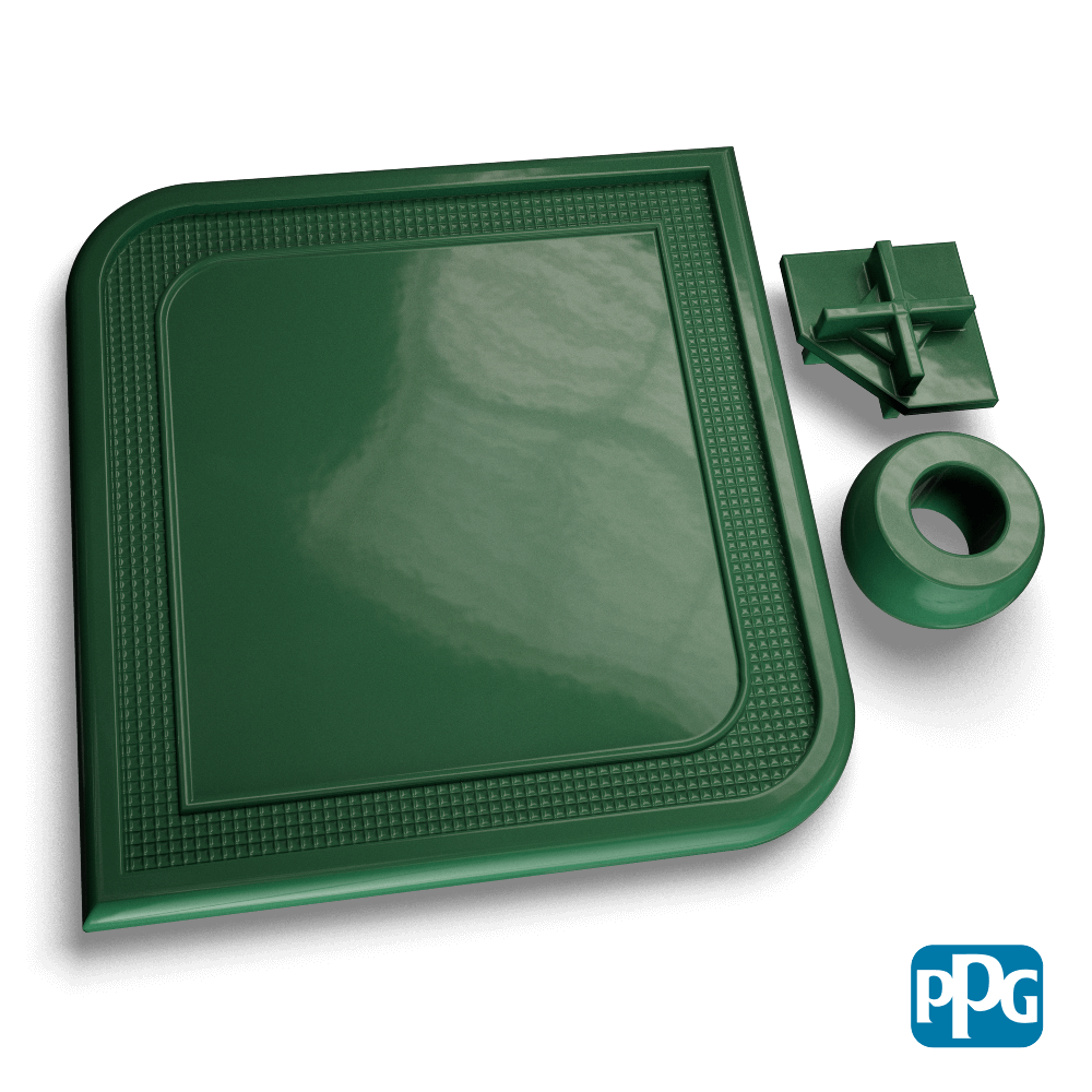 EVERGREEN powder coating color swatch image