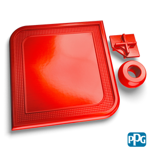 Transparent Red Powder Coating