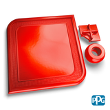 Transparent Red Powder Coating