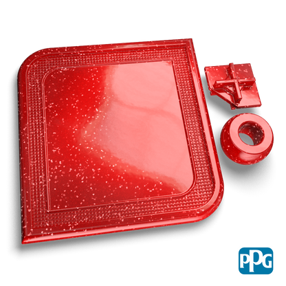 Small Batch PPG Powder Coatings RED STARLIGHT