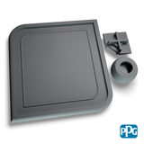 GRAY CRINKLE  PPC1635A powder coating color swatch image