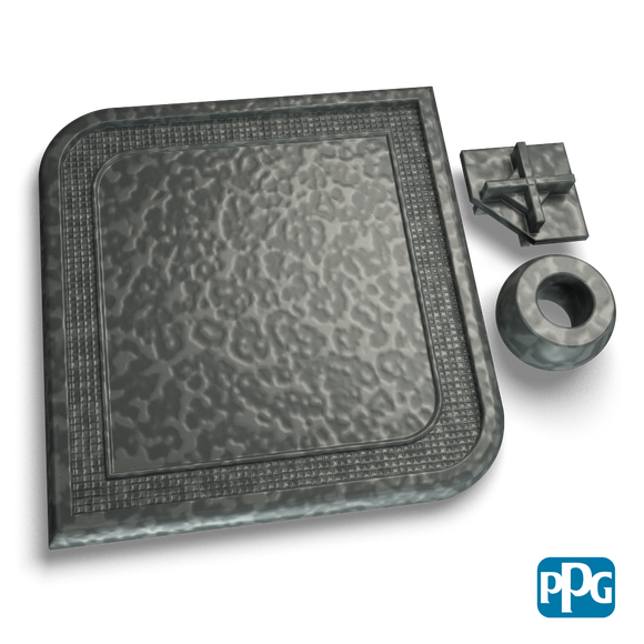 SILVER HAMMERTONE PCTT73103 Powder Coating