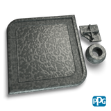 SILVER HAMMERTONE PCTT73103 Powder Coating