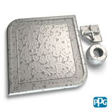 WHITE SILVER VEIN STR Powder Coating