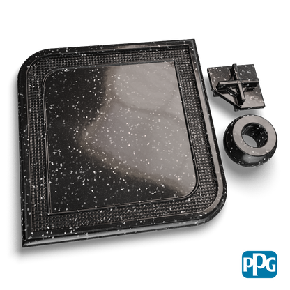 Black Starlight Powder Coating